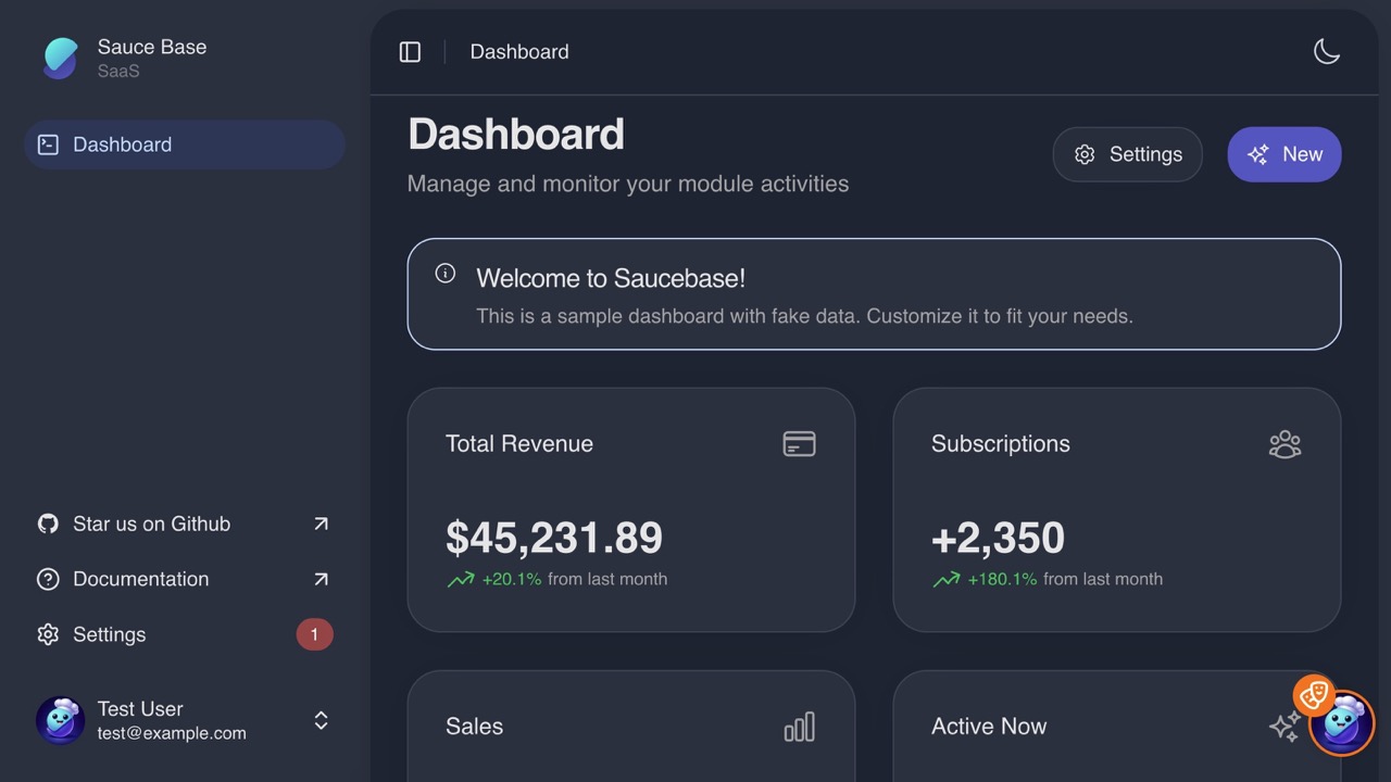 Collapsed impersonation badge showing avatar with orange ring